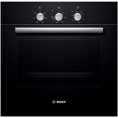 Духовой шкаф Bosch HBN211S0J , электрический, шириной 59.5 см, черный, традиционная очистка
