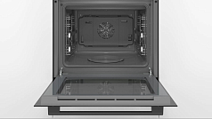 Духовой шкаф Bosch HIJ517YB1R , электрический, шириной 59.4 см, черный, AquaClean очистка