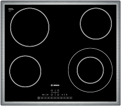 Электрическая варочная панель Bosch PKF 645F17 на 4 конфорки, шириной 58.3 см, черный Электрическая варочная панель Bosch PKF 645F17 на 4 конфорки, шириной 58.3 см, черный