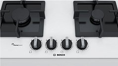 Газовая варочная панель Bosch PPP6A2B20 на 4 конфорки, шириной 59 см, белый