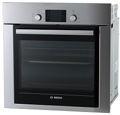 Духовой шкаф Bosch HBG23B450E , электрический, шириной 59.5 см, нержавеющая сталь, EcoClean очистка