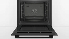Духовой шкаф Bosch HBA530BBOS , электрический, шириной 59.4 см, черный, EcoClean очистка