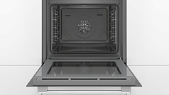 Духовой шкаф Bosch HBA533BW1 , электрический, шириной 59.4 см, белый, EcoClean очистка