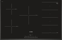 Индукционная варочная панель Bosch PXV851FC1E на 5 конфорки, шириной 80.2 см, черный Индукционная варочная панель Bosch PXV851FC1E на 5 конфорки, шириной 80.2 см, черный