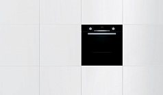 Духовой шкаф Bosch HBG337EB0R , электрический, шириной 59.4 см, черный, EcoClean очистка