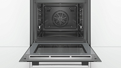 Духовой шкаф Bosch HBG378ES0R , электрический, шириной 59.4 см, нержавеющая сталь, пиролитическая очистка