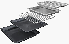 Духовой шкаф Bosch HSG7361W1 , электрический, шириной 59.4 см, белый, EcoClean очистка