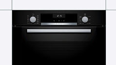 Духовой шкаф Bosch HBG317BB0R , электрический, шириной 59.4 см, черный, традиционная очистка