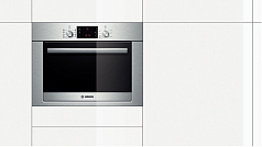 Духовой шкаф Bosch HBC 33B550 , электрический, шириной 59.5 см, нержавеющая сталь, EcoClean очистка