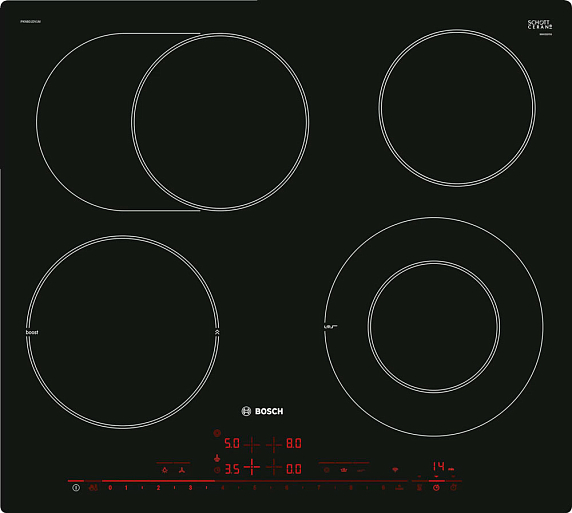 Электрическая варочная панель Bosch PKN601DV1M preview 1