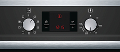 Духовой шкаф Bosch HBN559E3T , электрический, шириной 59.4 см, нержавеющая сталь, EcoClean очистка