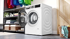 Стиральная машина Bosch WGA244A0ME 1400 об/мин, белый, инверторный EcoSilenceDrive двигатель