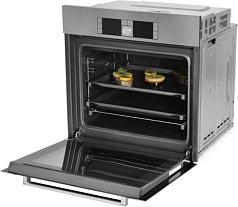Духовой шкаф Bosch HBG 38U750 , электрический, шириной 59.5 см, нержавеющая сталь, EcoClean очистка