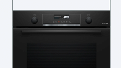 Духовой шкаф Bosch HBG4795B1S , электрический, шириной 59.4 см, черный, пиролитическая очистка