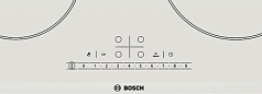 Индукционная варочная панель Bosch PIB 672F17E на 4 конфорки, шириной 60.6 см, белый Индукционная варочная панель Bosch PIB 672F17E на 4 конфорки, шириной 60.6 см, белый