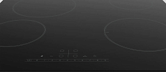 Электрическая варочная панель Bosch PKE611FP2R на 4 конфорки, шириной 59.2 см, черный