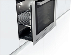 Духовой шкаф Bosch HBB 56C552E , электрический, шириной 59.5 см, нержавеющая сталь, EcoClean очистка