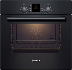 Духовой шкаф Bosch HBN 431S1 , электрический, шириной 59.5 см, черный, традиционная очистка