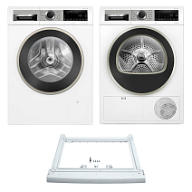 Комплект Bosch Serie 4 (WGA24400ME, WQG1420AME, WTZ20410)