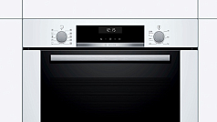 Духовой шкаф Bosch HBG337EW0R , электрический, шириной 59.4 см, белый, EcoClean очистка