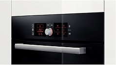 Духовой шкаф Bosch HBG 36T660 , электрический, шириной 59.5 см, черный, EcoClean очистка