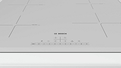 Индукционная варочная панель Bosch PUE652FB1E на 4 конфорки, шириной 59.2 см, белый Индукционная варочная панель Bosch PUE652FB1E на 4 конфорки, шириной 59.2 см, белый