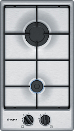Варио-прибор ДОМИНО Bosch PGB3B5B80 на 2 конфорки, шириной 28.8 см, нержавеющая сталь