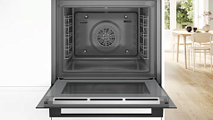 Духовой шкаф Bosch HBA471BB0S , электрический, шириной 59.4 см, черный, пиролитическая очистка Духовой шкаф Bosch HBA471BB0S , электрический, шириной 59.4 см, черный, пиролитическая очистка