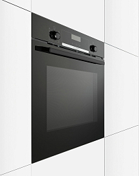 Духовой шкаф Bosch HBG537NB0R , электрический, шириной 59.4 см, черный, EcoClean очистка