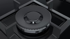 Газовая варочная панель Bosch PPC6A6B20 на 3 конфорки, шириной 59 см, черный