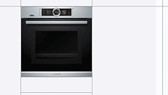 Духовой шкаф с микроволнами и паром Bosch HNG6764S6