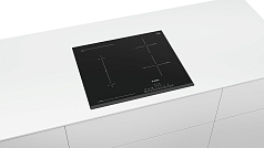 Индукционная варочная панель Bosch PVS651FC1E на 4 конфорки, шириной 59.2 см, черный Индукционная варочная панель Bosch PVS651FC1E на 4 конфорки, шириной 59.2 см, черный