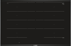 Индукционная варочная панель Bosch PXY875DE3E на 4 конфорки, шириной 81.6 см, черный Индукционная варочная панель Bosch PXY875DE3E на 4 конфорки, шириной 81.6 см, черный