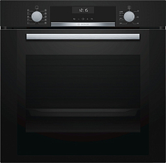 Духовой шкаф Bosch HBG317BB0R , электрический, шириной 59.4 см, черный, традиционная очистка