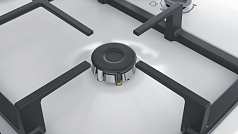 Газовая варочная панель Bosch PBH6C2B90R на 4 конфорки, шириной 58 см, белый Газовая варочная панель Bosch PBH6C2B90R на 4 конфорки, шириной 58 см, белый