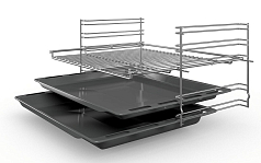 Духовой шкаф Bosch HBF114BB0R , электрический, шириной 59.4 см, черный, традиционная очистка