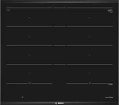 Индукционная варочная панель Bosch PXY695DX6E на 4 конфорки, шириной 60.6 см, черный Индукционная варочная панель Bosch PXY695DX6E на 4 конфорки, шириной 60.6 см, черный