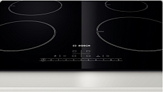 Индукционная варочная панель Bosch PIE 651F17E на 4 конфорки, шириной 59.2 см, черный Индукционная варочная панель Bosch PIE 651F17E на 4 конфорки, шириной 59.2 см, черный