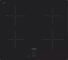 Индукционная варочная панель Bosch PUG61KAA5E на 4 конфорки, шириной 59.2 см, черный