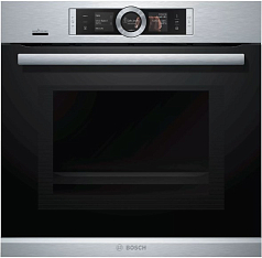 Духовой шкаф с микроволнами и паром Bosch HNG6764S6