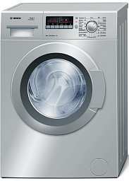 Стиральная машина Bosch WLG2426SOE 1200 об/мин, серебристый, универсальный двигатель