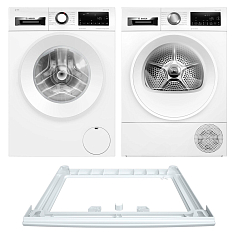 Комплект Bosch Serie 6 (WGG244FLSN, WQG245AMSN, WTZ27410) Комплект Bosch Serie 6 (WGG244FLSN, WQG245AMSN, WTZ27410)