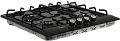 Газовая варочная панель Bosch PCP 616B80E на 4 конфорки, шириной 58.2 см, черный