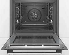 Духовой шкаф Bosch HBG2780S0 , электрический, шириной 59.4 см, черный, пиролитическая очистка