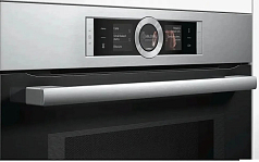Духовой шкаф Bosch CMG656RS1I , электрический, шириной 59.4 см, нержавеющая сталь, EcoClean очистка