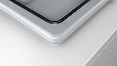 Газовая варочная панель Bosch PBH6B5B80 на 4 конфорки, шириной 58 см, нержавеющая сталь