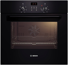 Духовой шкаф Bosch HBN 231S2 , электрический, шириной 59.5 см, черный, традиционная очистка