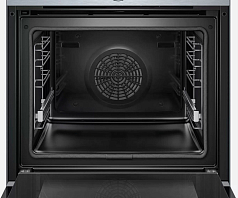 Духовой шкаф Bosch HBG6764S1 , электрический, шириной 59.4 см, нержавеющая сталь, пиролитическая очистка