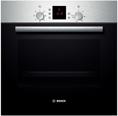 Духовой шкаф Bosch HBN 431E3 , электрический, шириной 59.5 см, нержавеющая сталь, EcoClean очистка