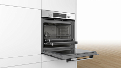 Духовой шкаф Bosch HBG3564S0R , электрический, шириной 59.4 см, нержавеющая сталь, EcoClean очистка